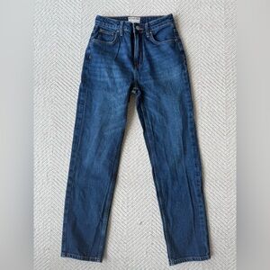 We the Free The Pacifica High Rise Slim Straight Leg Jean Dark Wash sz 26